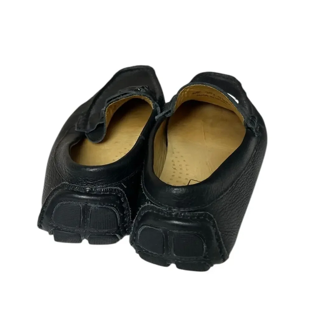 Mercanti Fiorentini Driving Loafer Black Leather 9.5M